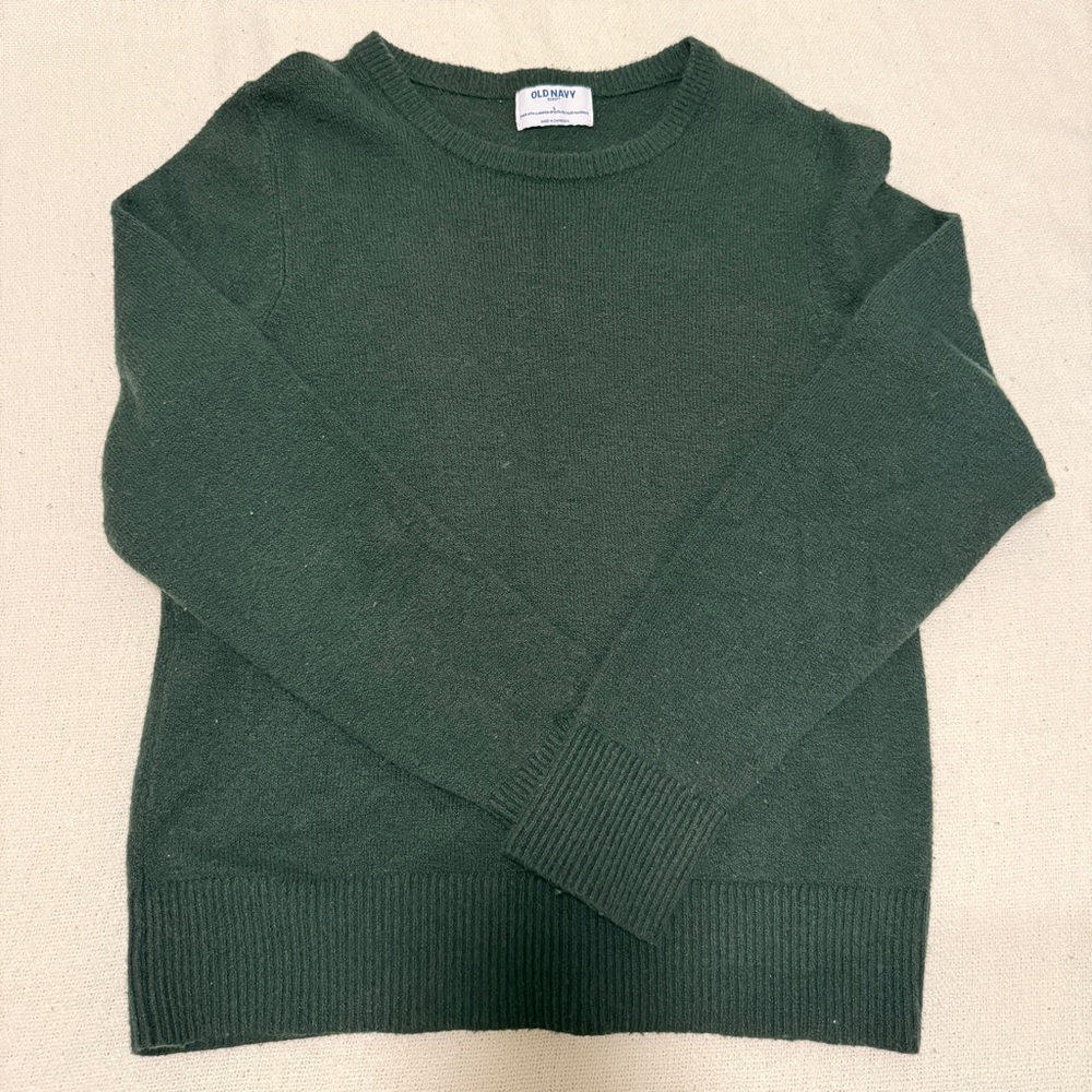 old navy forest green sweater